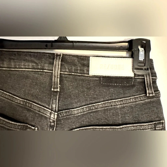 NWT RE/DONE 90's Orginals Ultra High Rise Skinny in Stoned Noir 26 - Picture 9 of 11